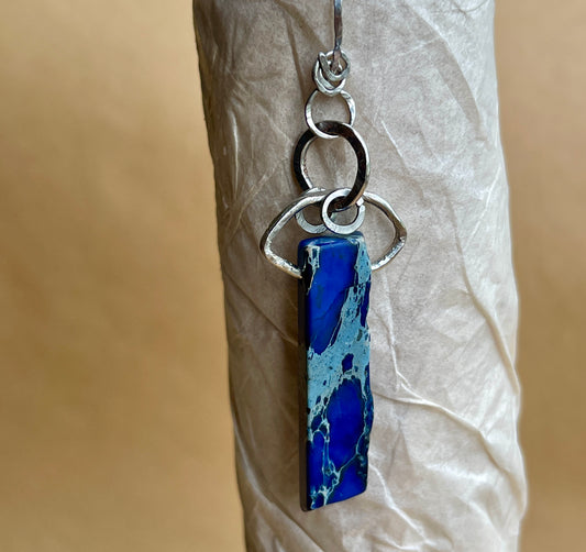 blue earring