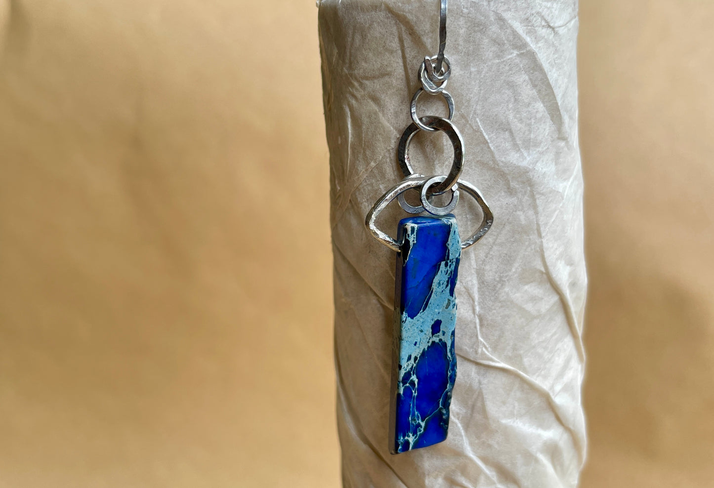 blue earring