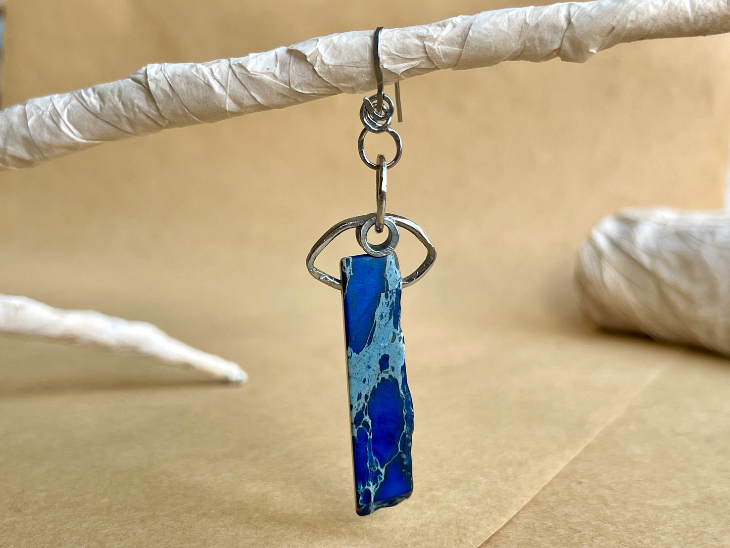 blue earring