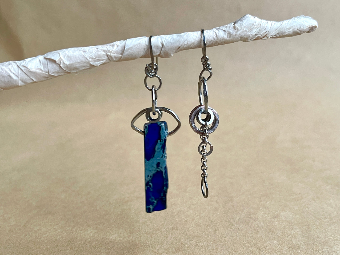 blue earring